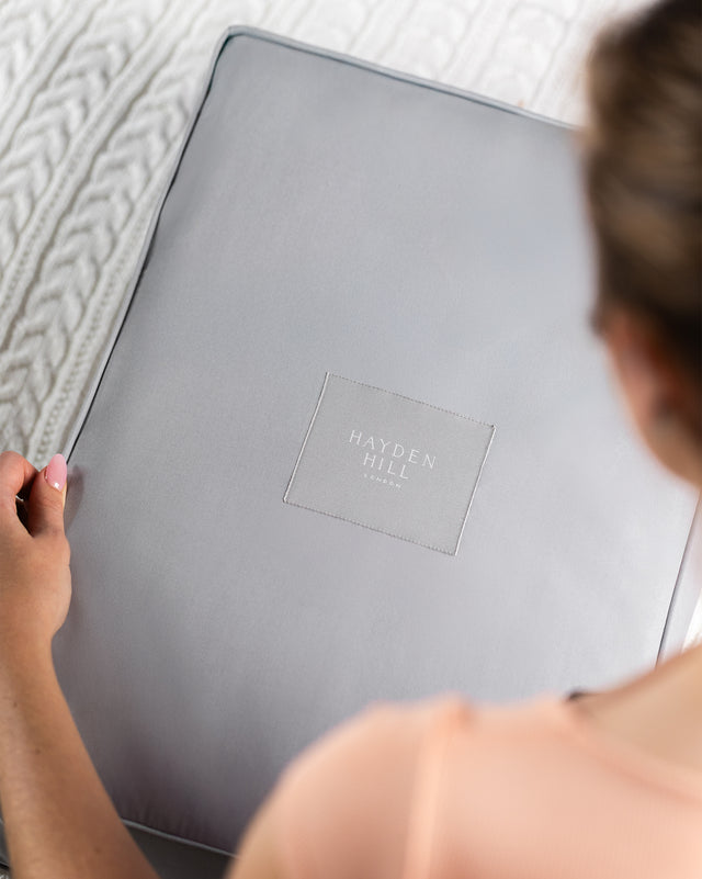 Double Extra Large Organic Cotton Storage Bag, Gray