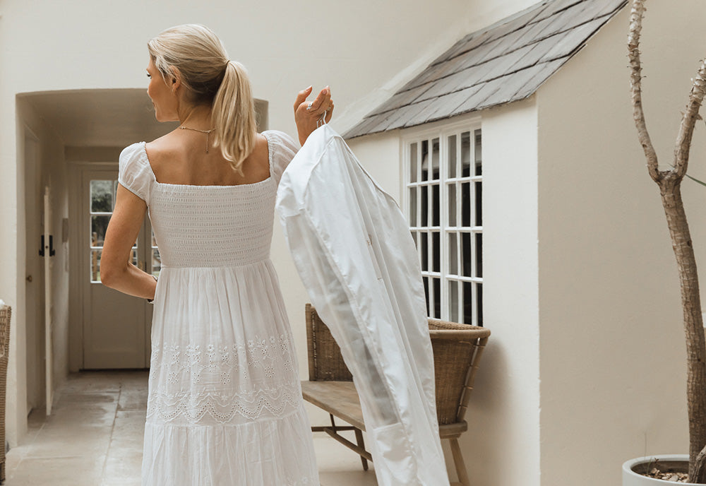Why You Shouldn't Store Your Wedding Dress in a Vacuum Bag