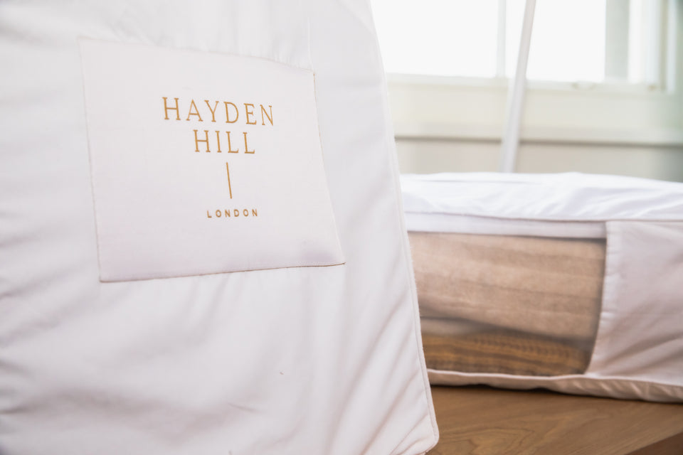 an organic cotton Hayden Hill sweater storage bag