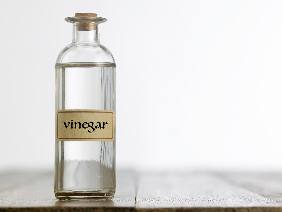 a bottle of vinegar