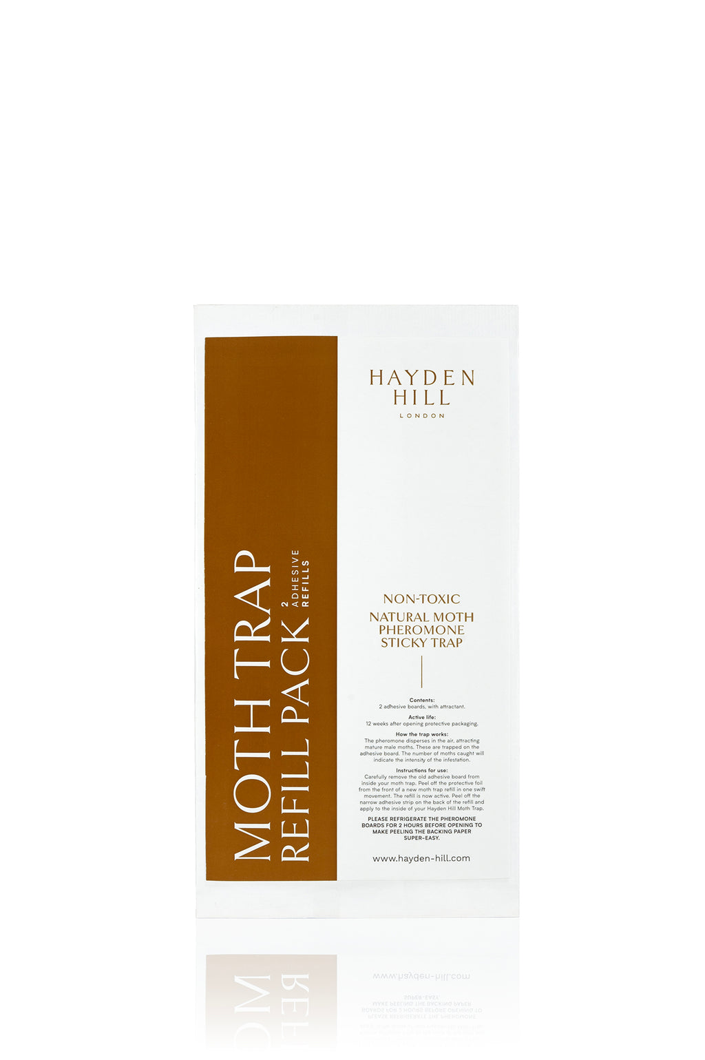 Powerful Clothes Moth Traps Refills - 6 Strips - Odorless and Non-Toxic