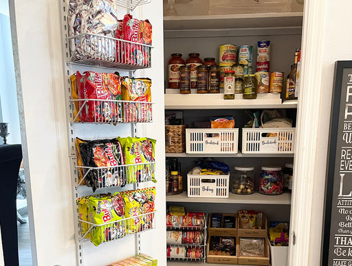 Nathalie’s pantry has everything arranged in perfect order