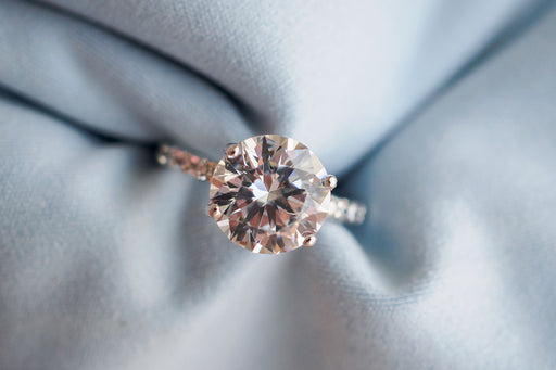 a diamond ring in a soft lint cloth