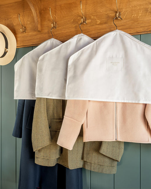 Organic Cotton Shoulder Dust Covers - Set of 3