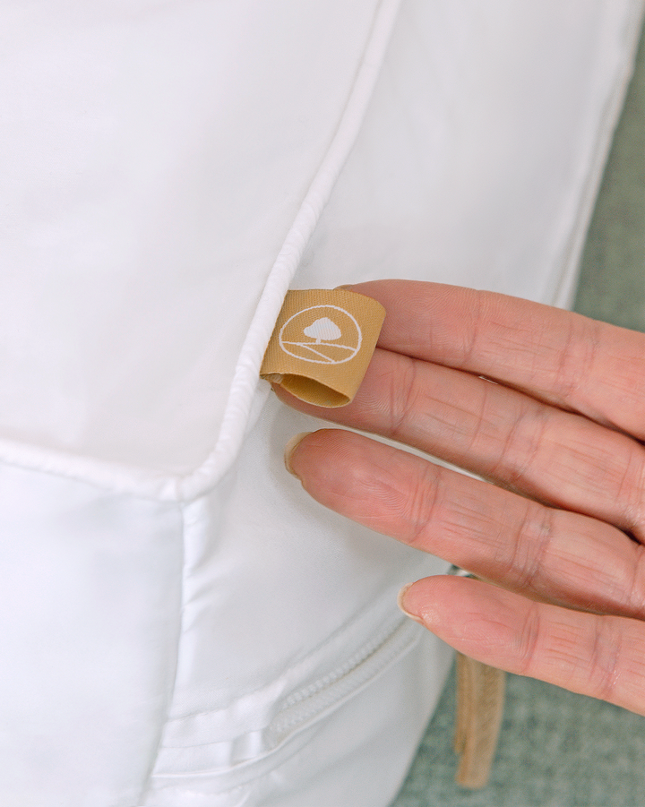 a close up of the pip on the side of a storage bag