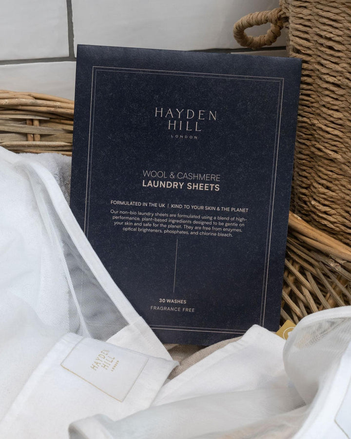 Laundry Sheets For Wool & Cashmere - Up to 30 Washes, Fragrance Free