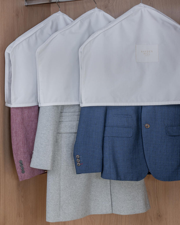 Organic Cotton Shoulder Dust Covers - Set of 3