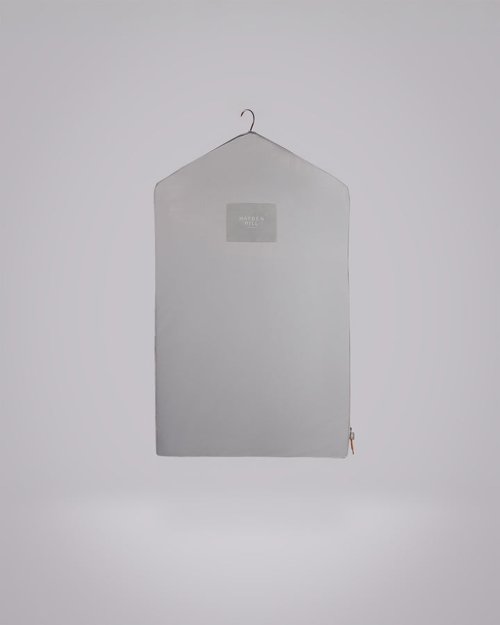 Short Organic Cotton Hanging Bag in Gray