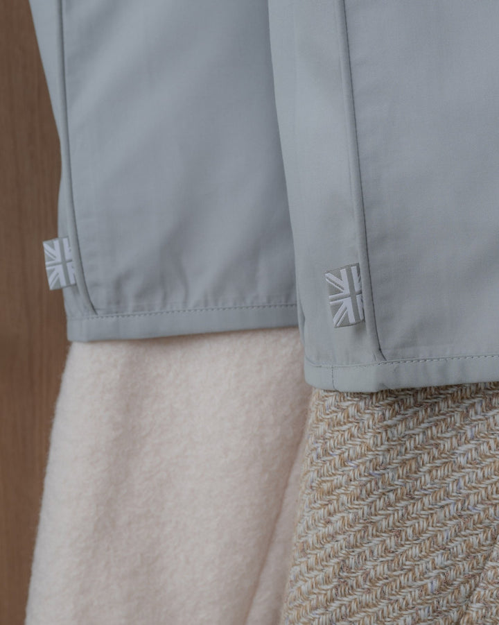 Organic Cotton Shoulder Dust Covers - Set of 3 in Gray
